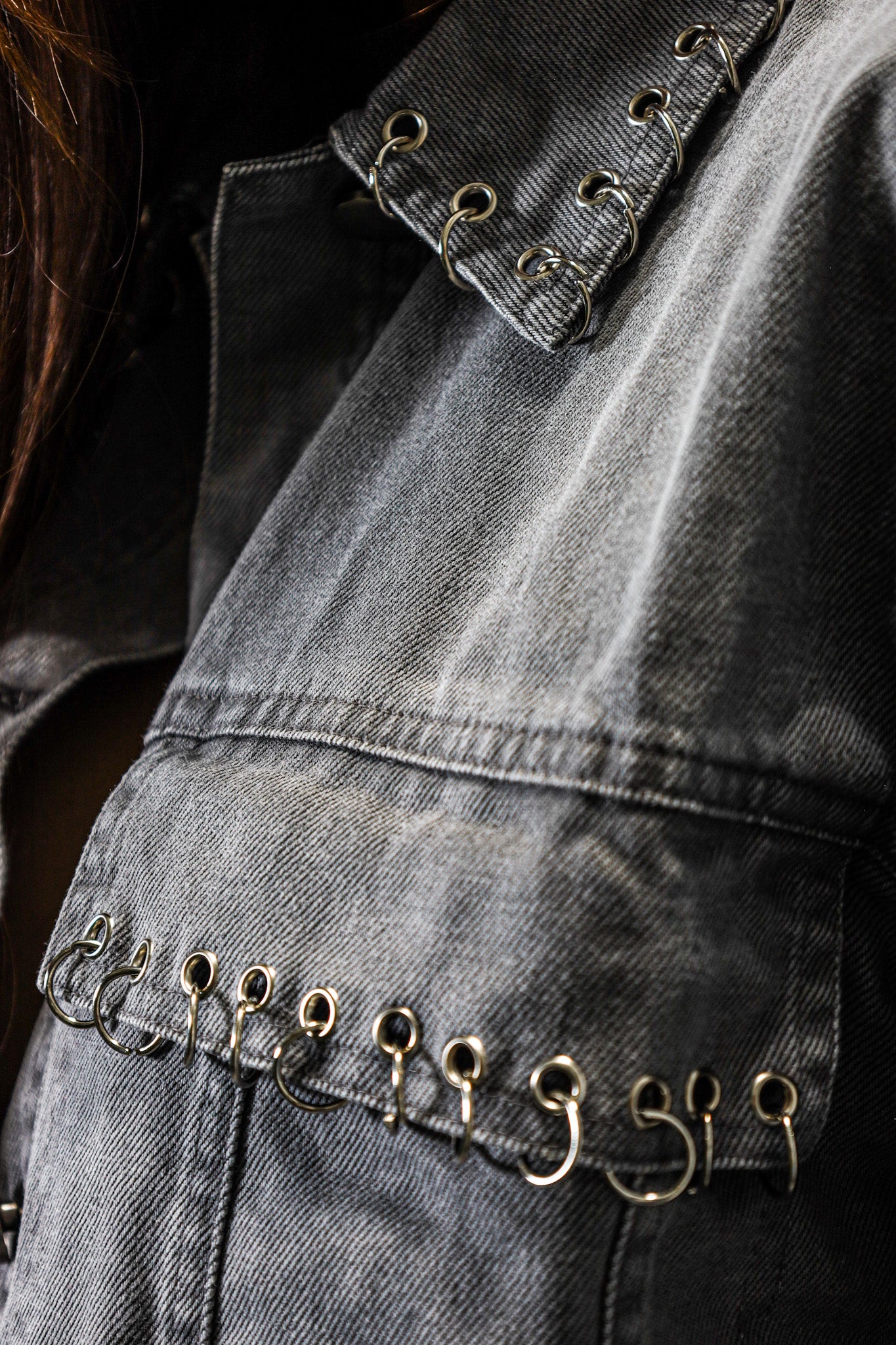 Chamarra Denim Oversized